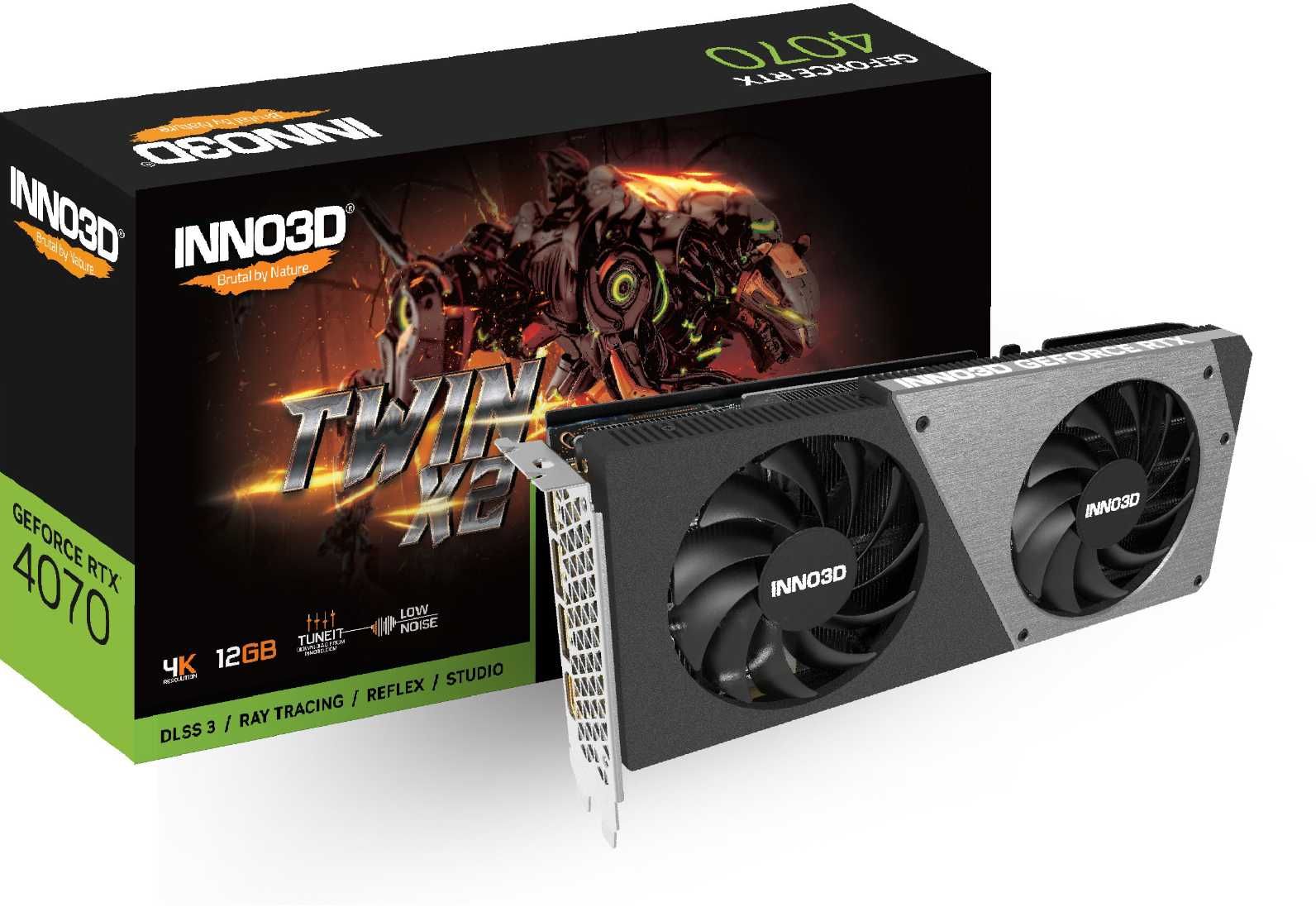 INNO3D GEFORCE RTX 4070 TWIN X2 OC гарантия почти 3 года