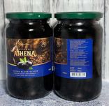 Чорні оливки Athena без кісточки
 700/360 грам