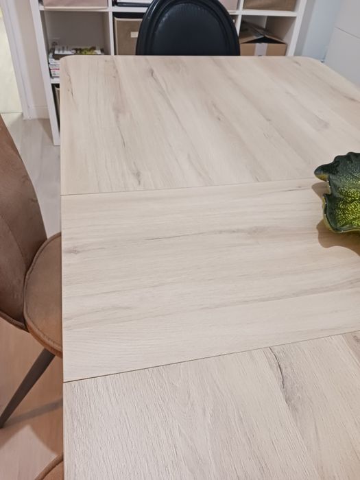 Mesa retangular cor carvalho