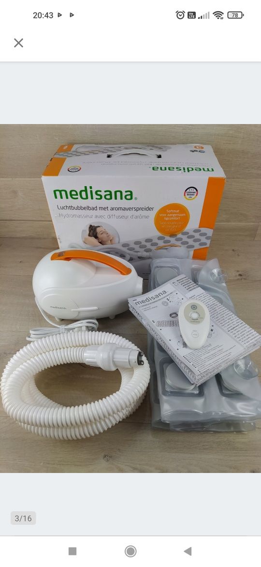 Medisana MBH Hydromasażer do wanny SPA OUTLET

Używany, po zwrocie.

S