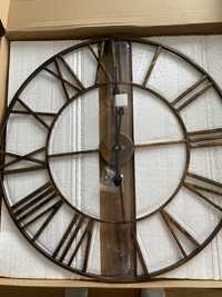 Zegar cyfry rzymskie retro loft 60cm ścienny