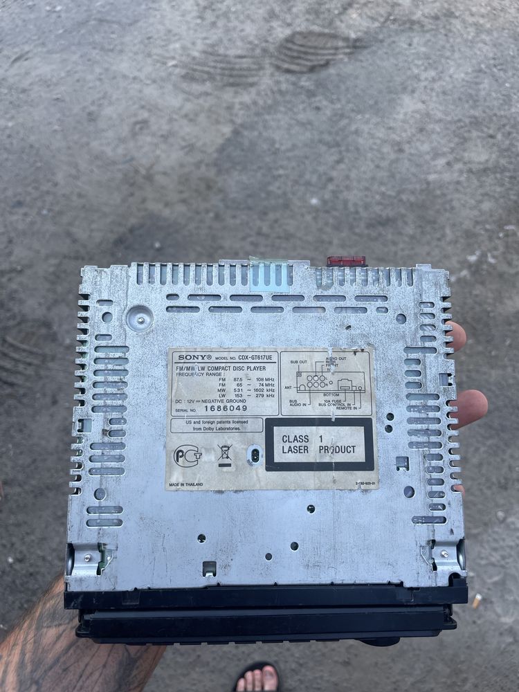 Автомагнітола Sony CDX-GT617UE Оригінал