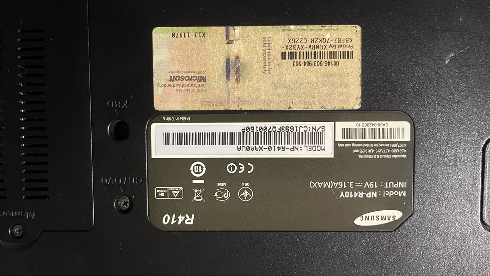 Ноутбук Samsung NP-R410Y обмін