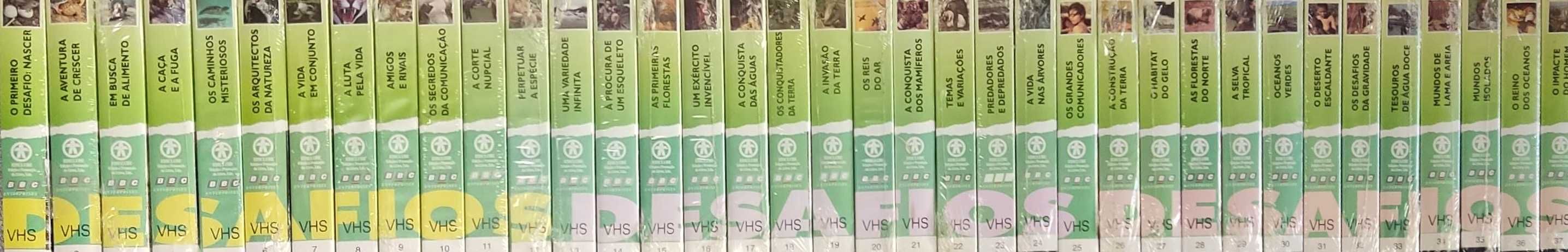 Lote de 37 VHS - Desafios da vida (ediclube) - Ler descrição