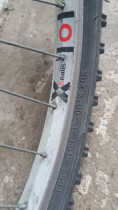 Koła koło rowerowe przód i tył 8 biegów 26"