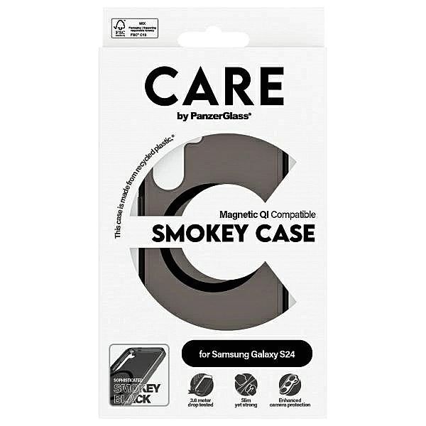 Etui CARE by PanzerGlass Flagship QI Case na Samsung Galaxy S24 - czar