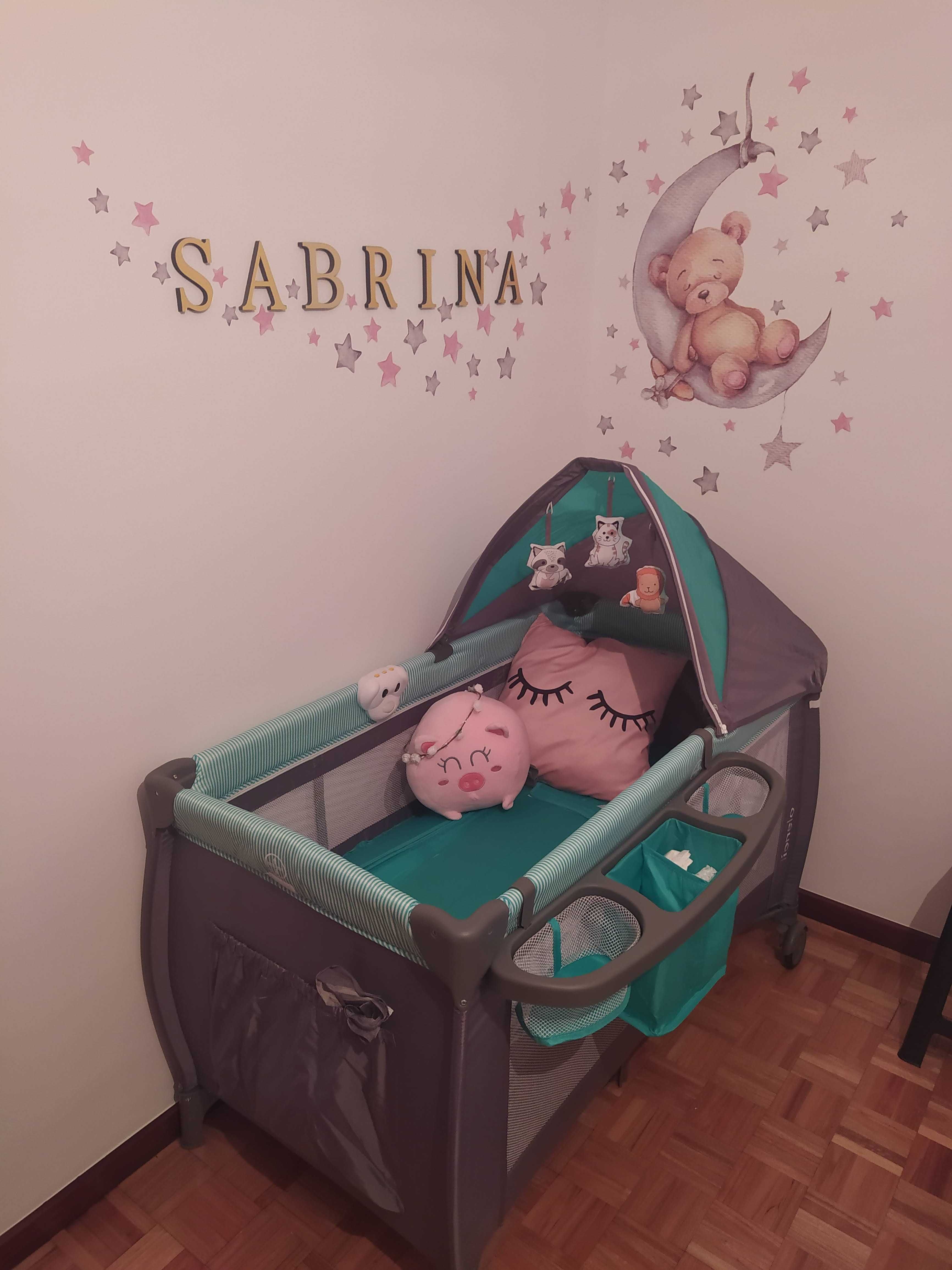 Cama de viajem para bebe -lionelo