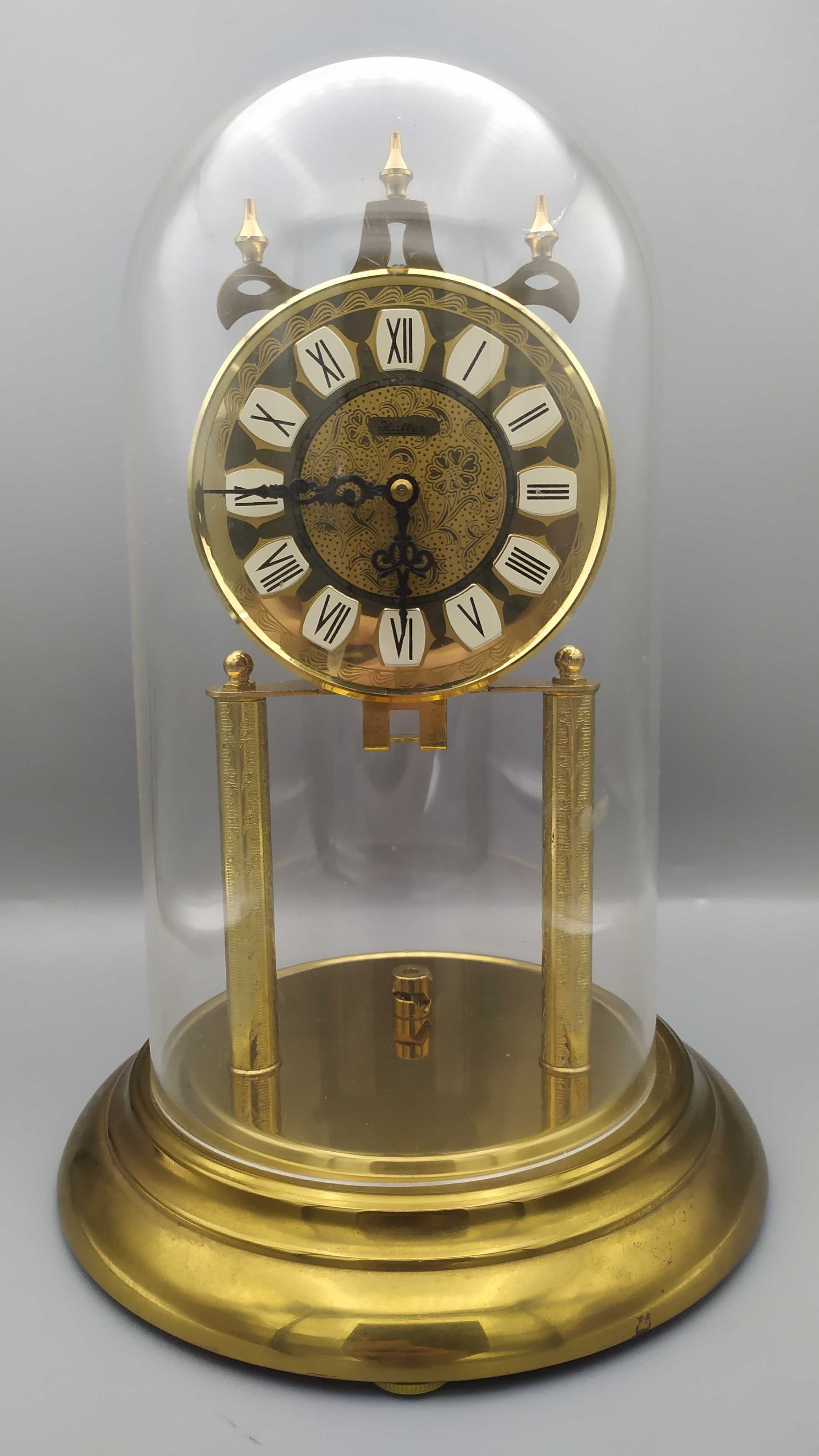 Zabytkowy zegar stojący haller ozdoba kominkowa niemiecki nietestowany