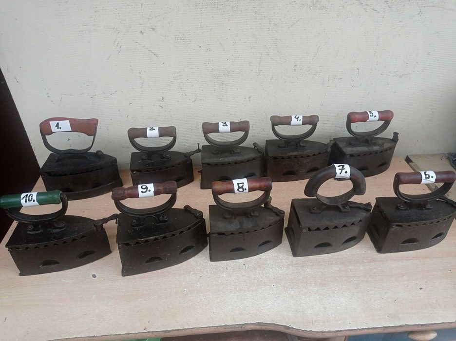 Stare żelazka na węgiel - okazja !