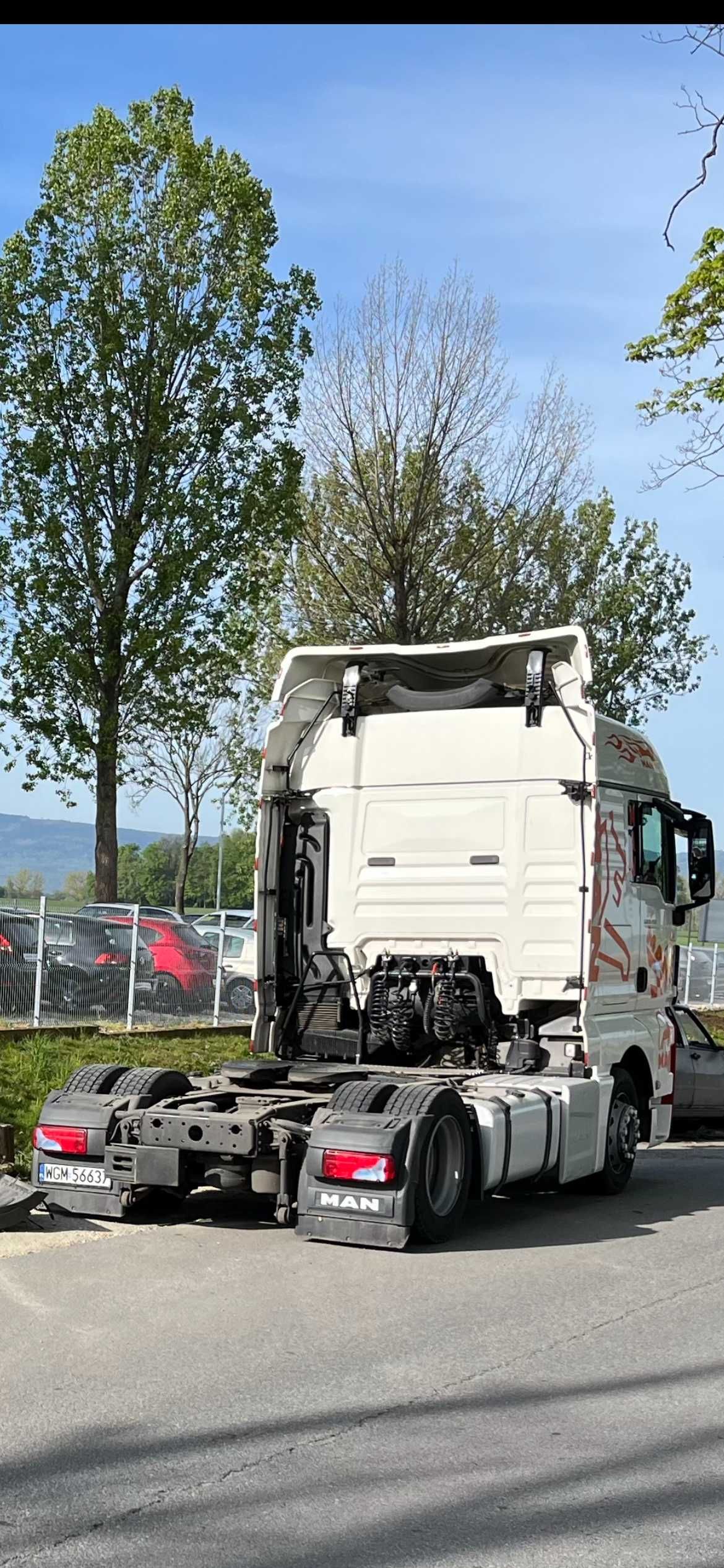 MAN TGX 2018r. MEGA Uszkodzony silnik