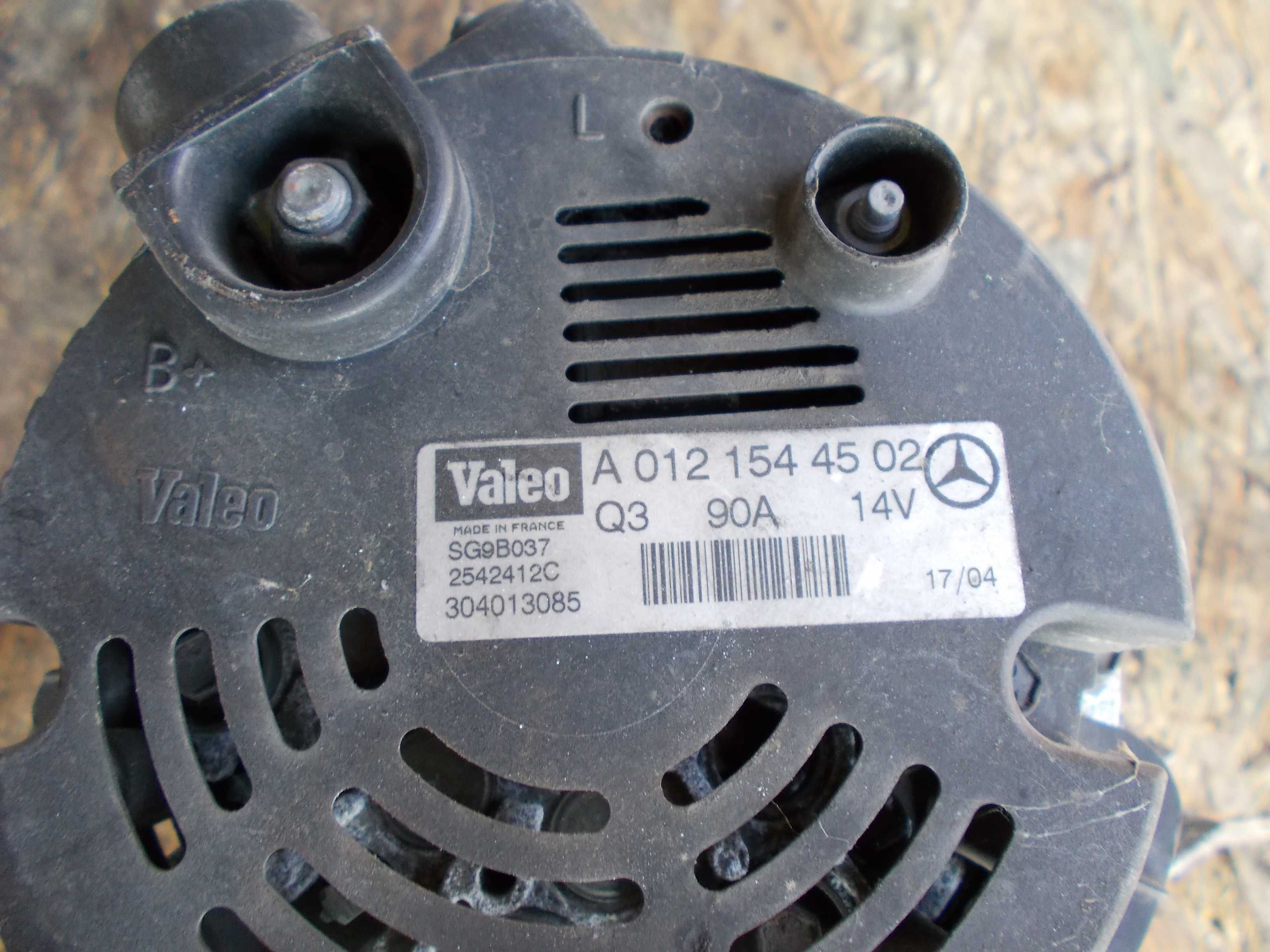 mercedes A160 04r 1.6 w168 alternator 012154.4502