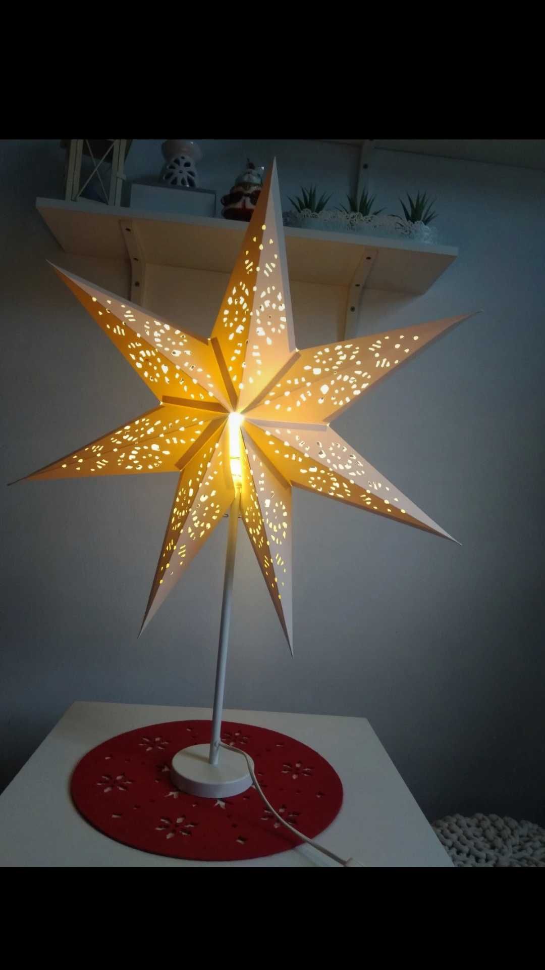 nowy stojak podstawa lampy IKEA Strala gwiazdka gwiazda