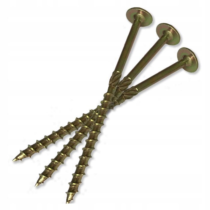 Wkręt ciesielski konstrukcyjny 8x220 mm z łbem talerzowym - 50szt