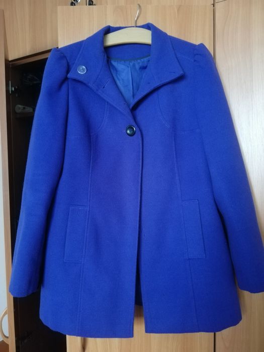 Fioletowy płasz M, L