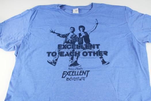 T-shirt Bill & Ted's Excellent Adventure. Exclusivo Lootcrate