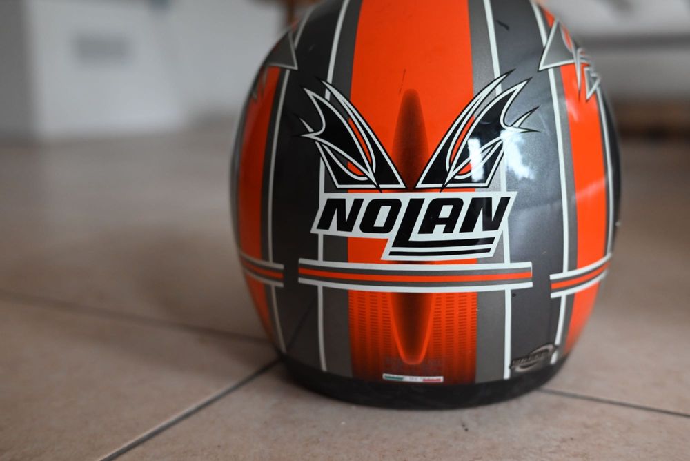 Okazja! Kask motocyklowy NOLAN karbonowy, carbon, M, lekki wytrzymały