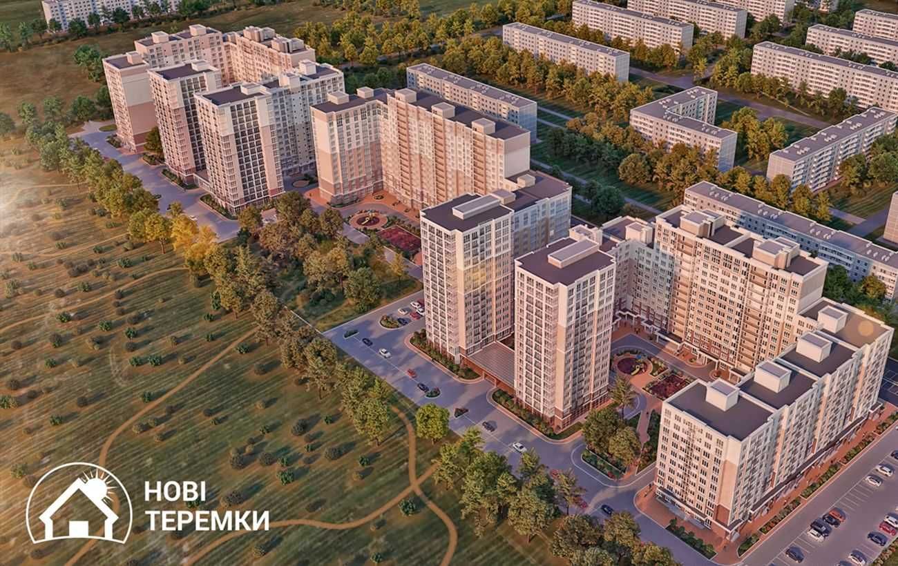 ЖК «Нові Теремки», Новосілки, 1 кімнатна 48м2 в третій черзі