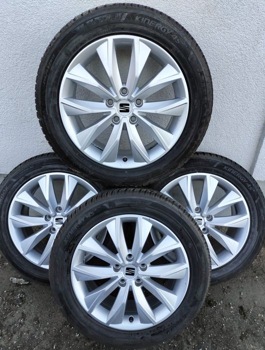 Felgi z oponami caloroczne  Seat Ateca Skoda Karoq T-Roc 7x17 ET45 5x1