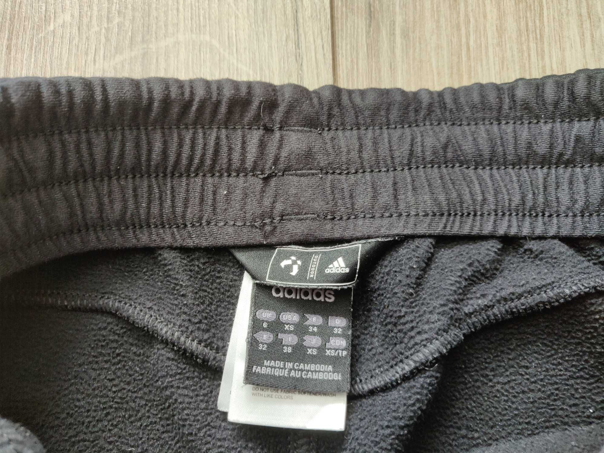 Утепленные брюки унисекс Adidas Climawarm XS р.40-42 черные