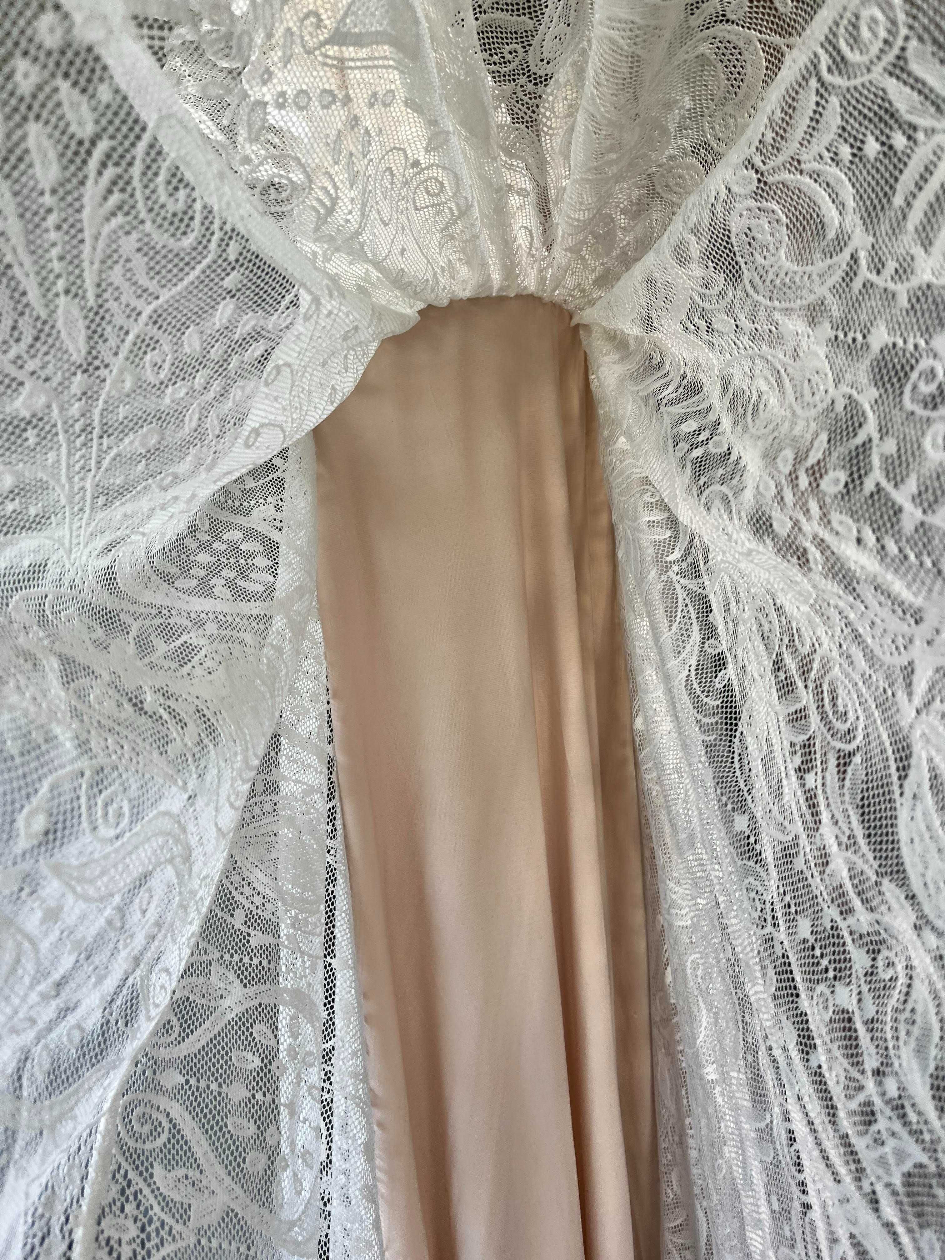 Suknia ślubna boho, rustykalna, Marta Trojanowska