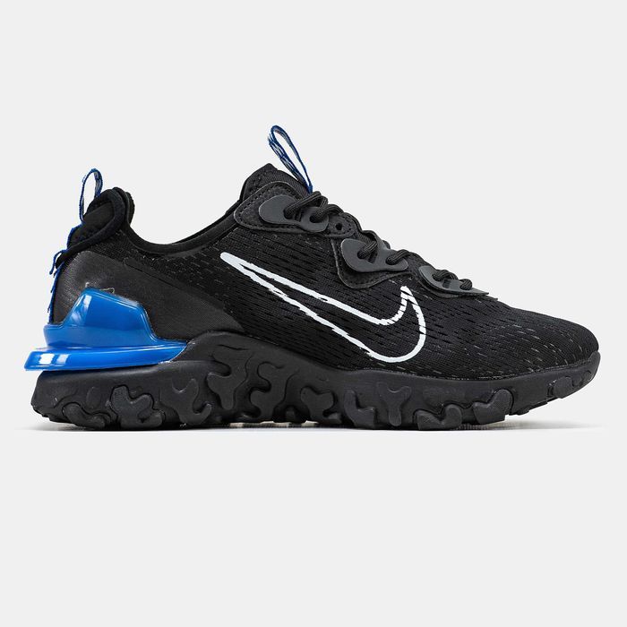 Кросівки Nike React Vision black/blue premium