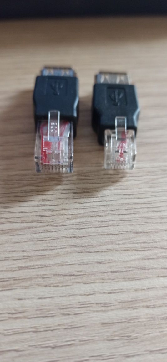 Fichas RJ45/USB E RJ11/USB