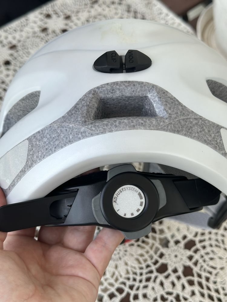 Capacete de bicicleta cidade branco BTWIN