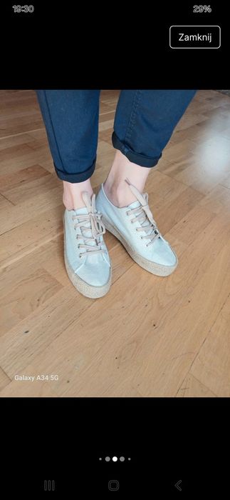 Trampki espadryle 39