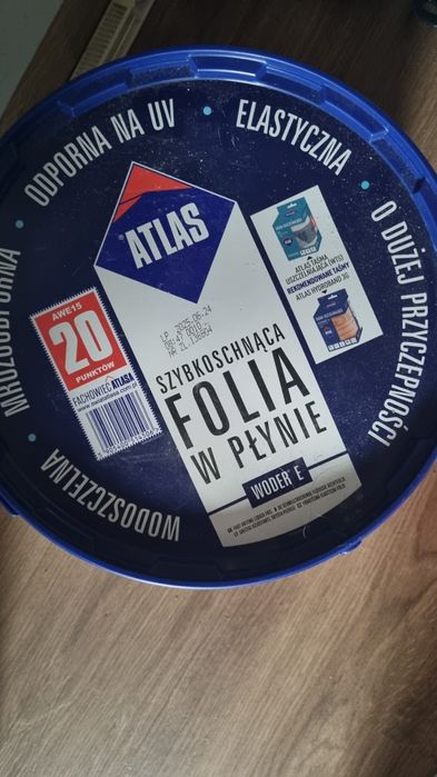 ATLAS szybkoschnąca folia w  PŁYNIE WODER E