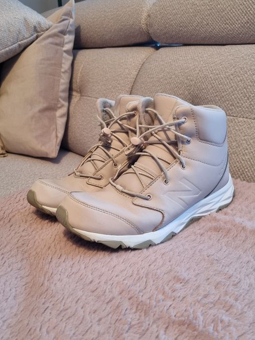 buty damskie new balance 38.5 za kostkę zimowe wodoodporne różowe