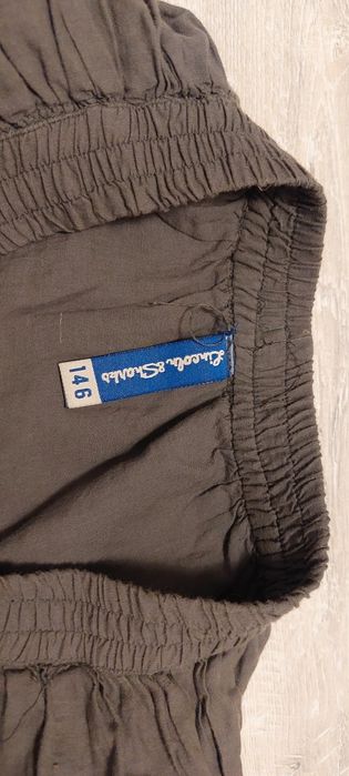 Spódniczka  146 rozmiar szara, ażur