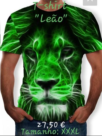 T-shirt do Leão (verde)