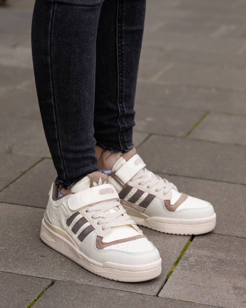 Женские кроссовки Adidas Originals Forum 84 Low Beige Brown 36-40