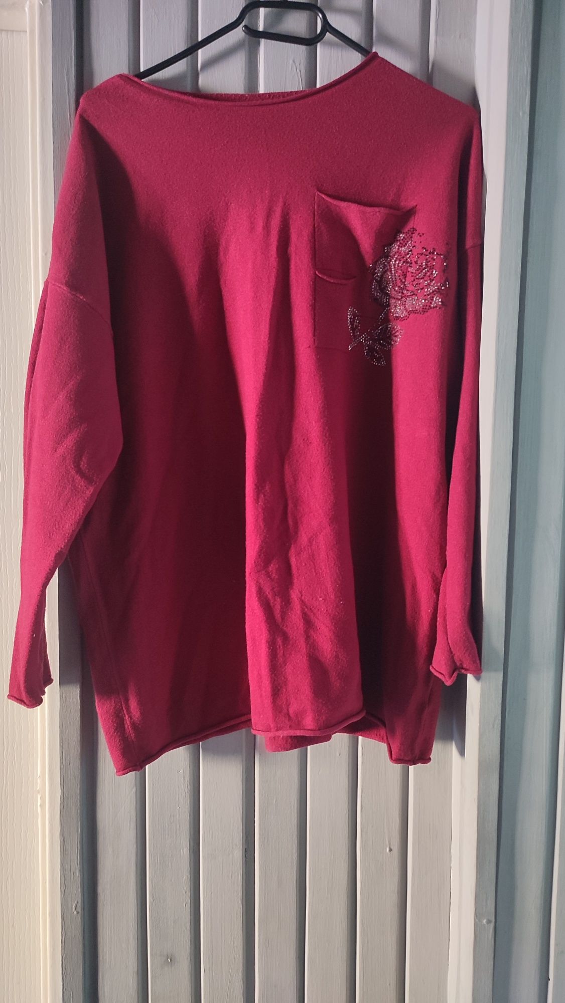 Damski sweterek roz 2XL/3XL