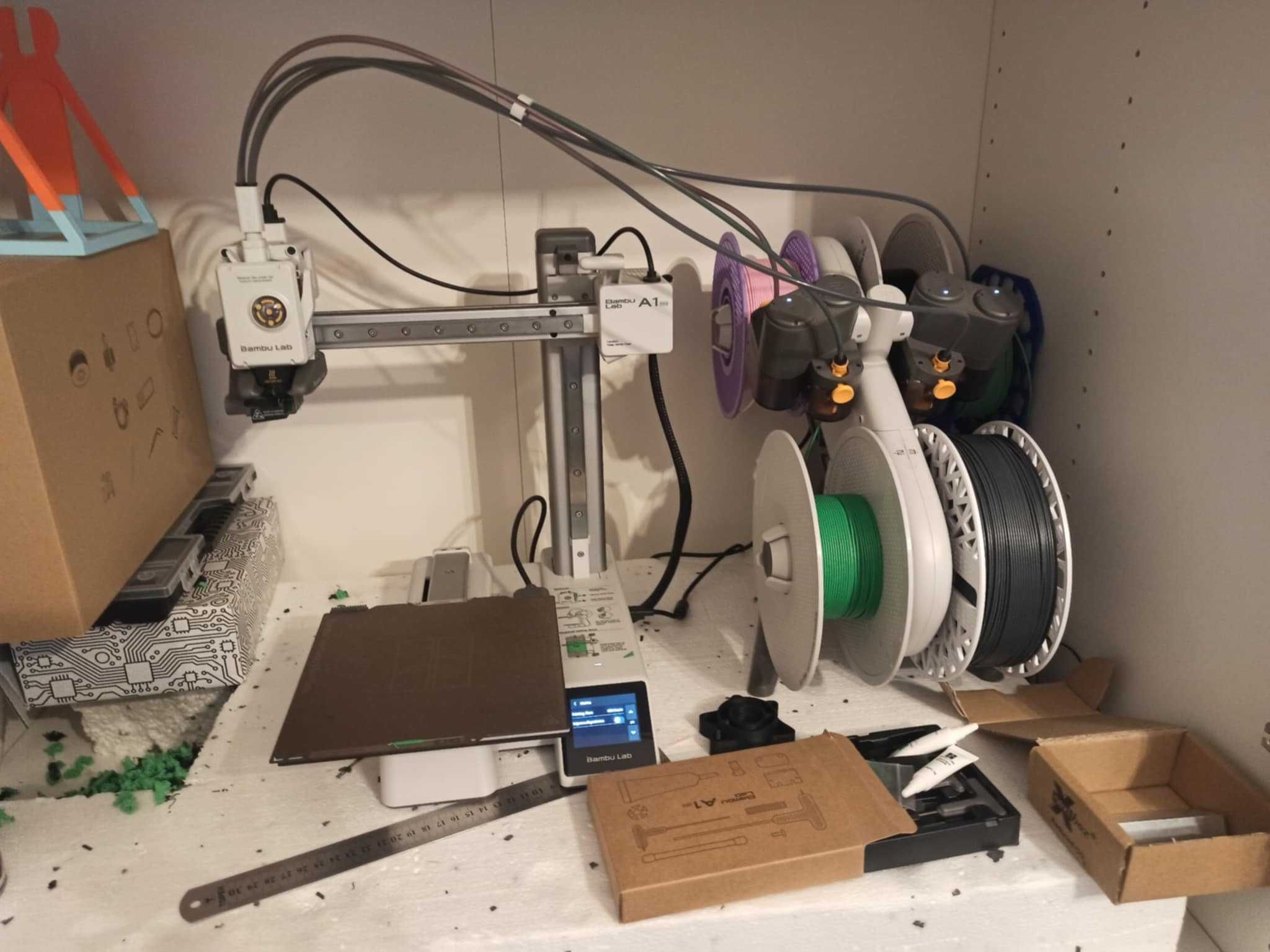 Drukarka 3D Bambu Lab A1 mini z AMS lite (system zmiany kolorów) 403h