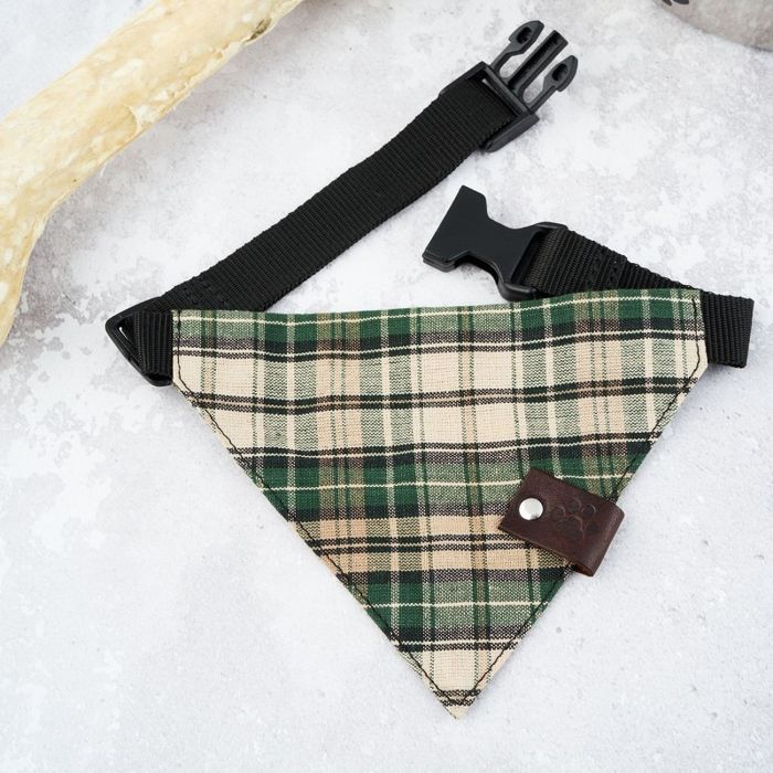 modna obroża dla psa z bandaną petsome rozmiar l 13pk6l