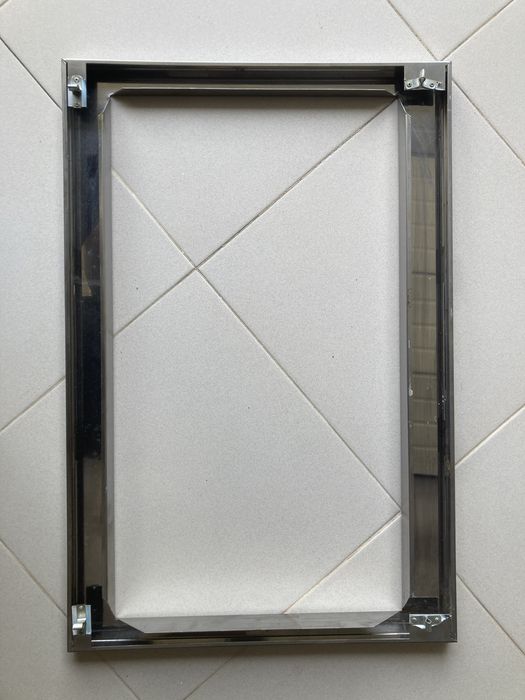 Aro inox para embutir microondas