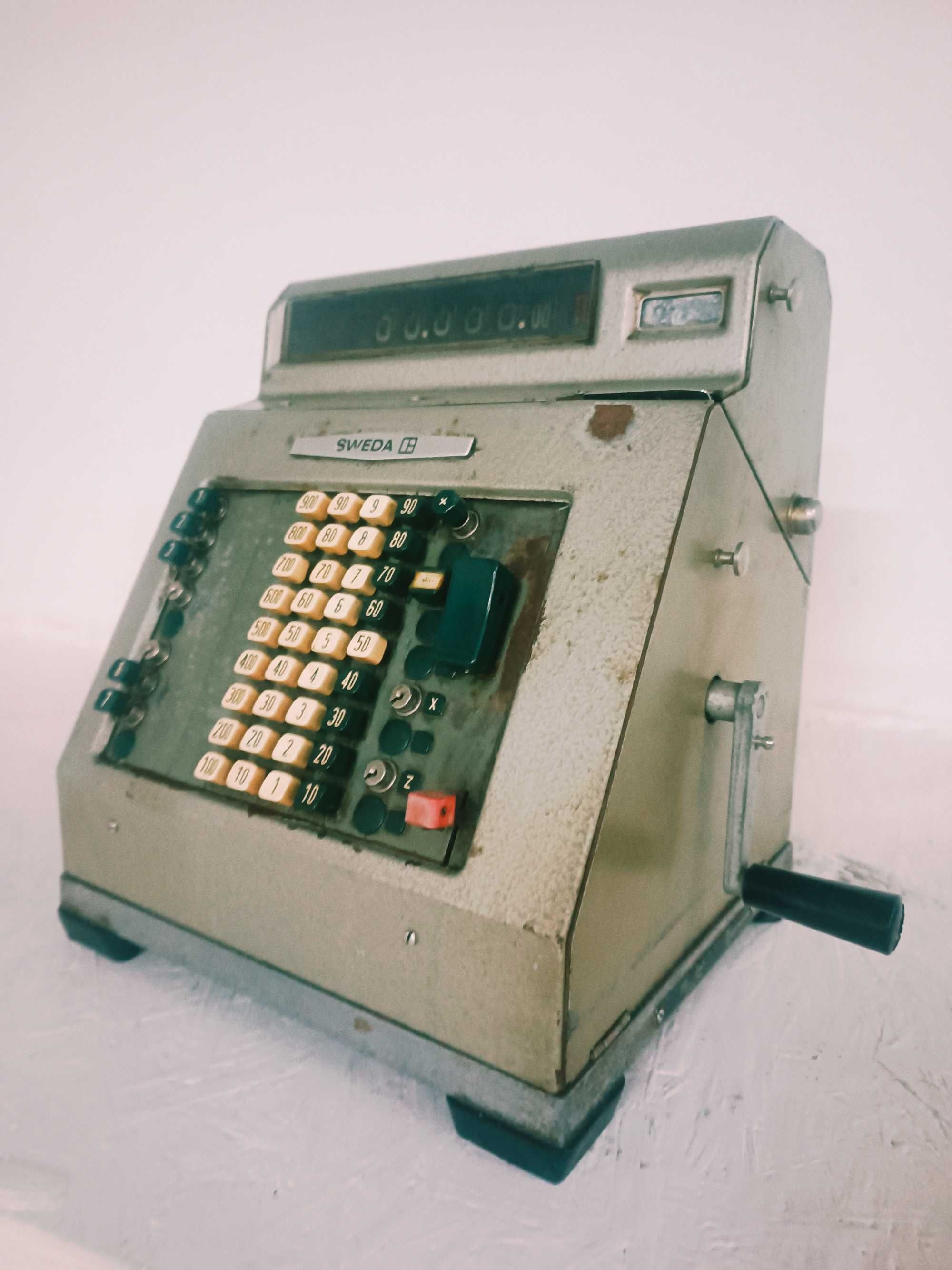 Maquina registadora antiga, troco por bicicleta