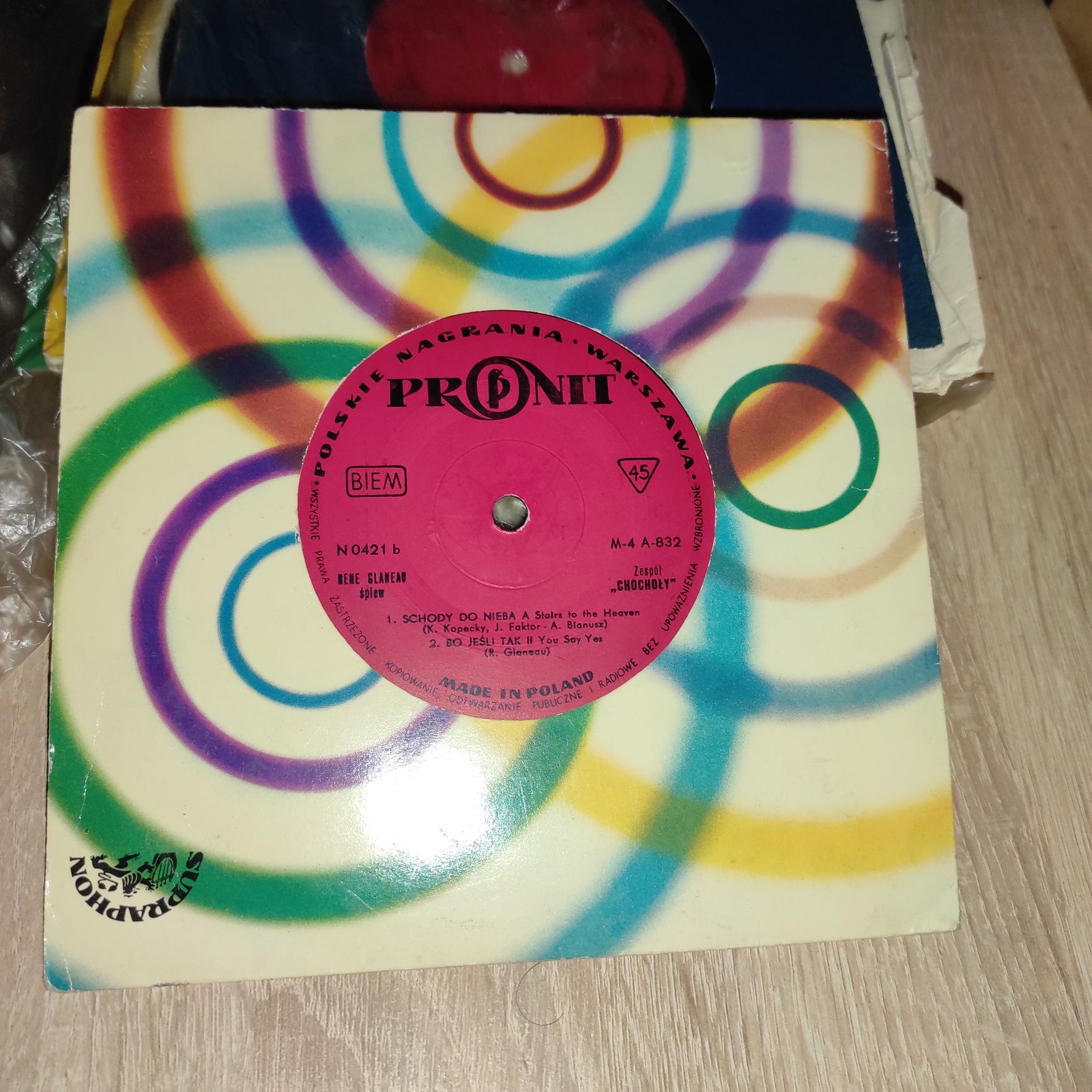 Płyta winyl vinyl PRL vintage Pronit