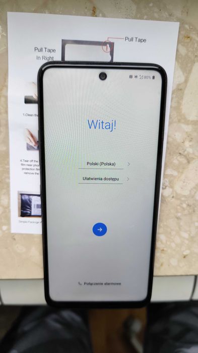 Smartfon LG K62+ LTE Dual sim 6/128 zestaw