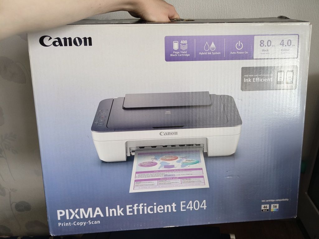 Принтер сканер canon pixma e404