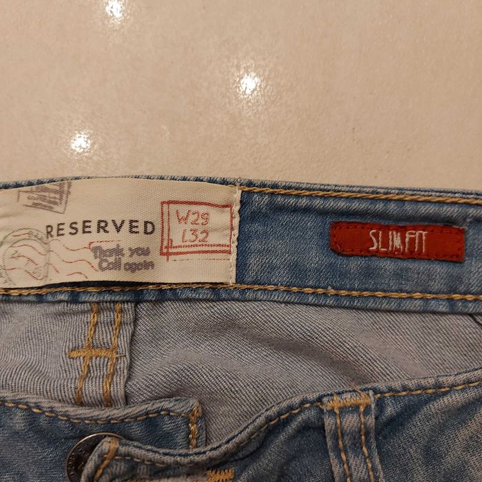 Spodnie jeansy damskie slim fit 38 M 29/32 reserved