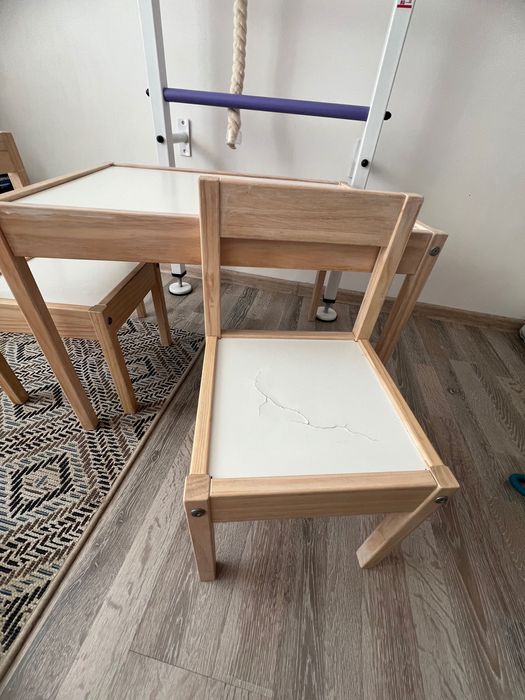 Стіл+2 стільця IKEA Latt