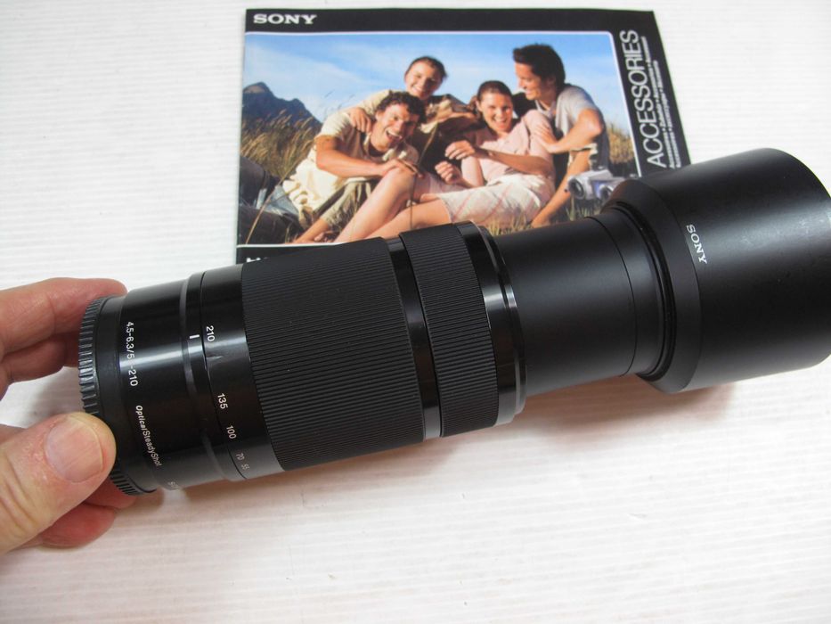 Sony 55-210mm OSS estado excelente com pouco uso
