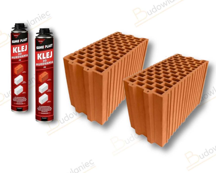 Cegła ceramiczna Pustak 18,8 P+W Leier Porotherm kl.15 pianka +HDS Krk