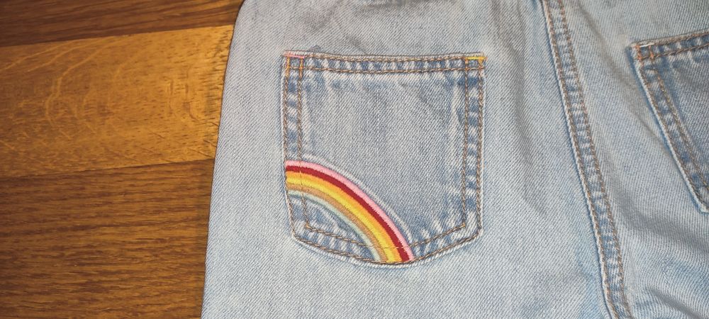 Джинсовий комбінезон на дівчинку 92 см Next