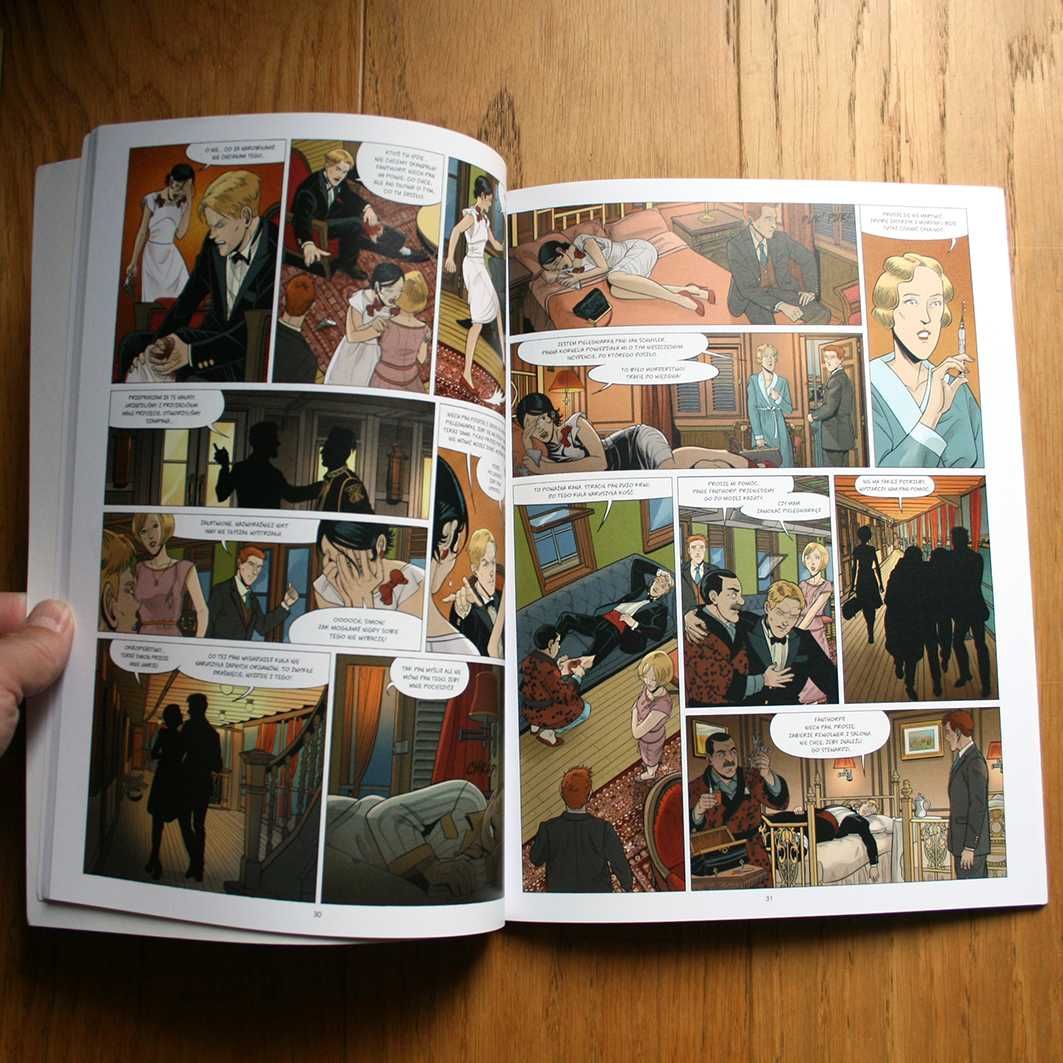 Komiks. Śmierć na Nilu. Seria Agatha Christie. Herkules Poirot