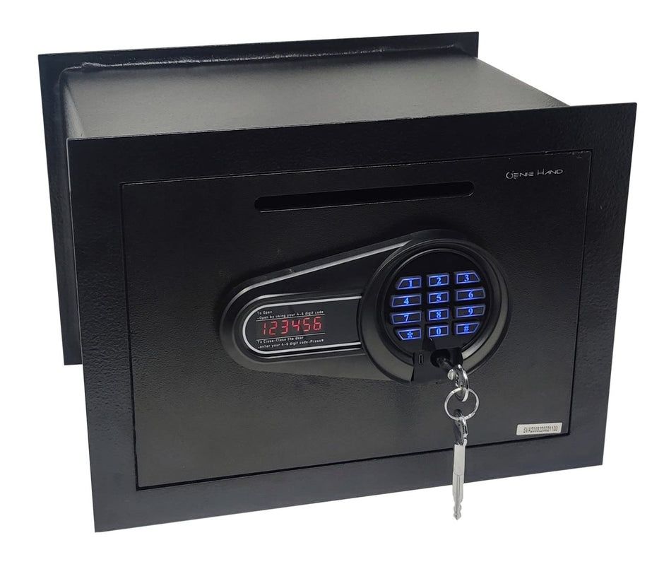 Genie Hand Motorized Wall Safe Small Security Box com código de combin