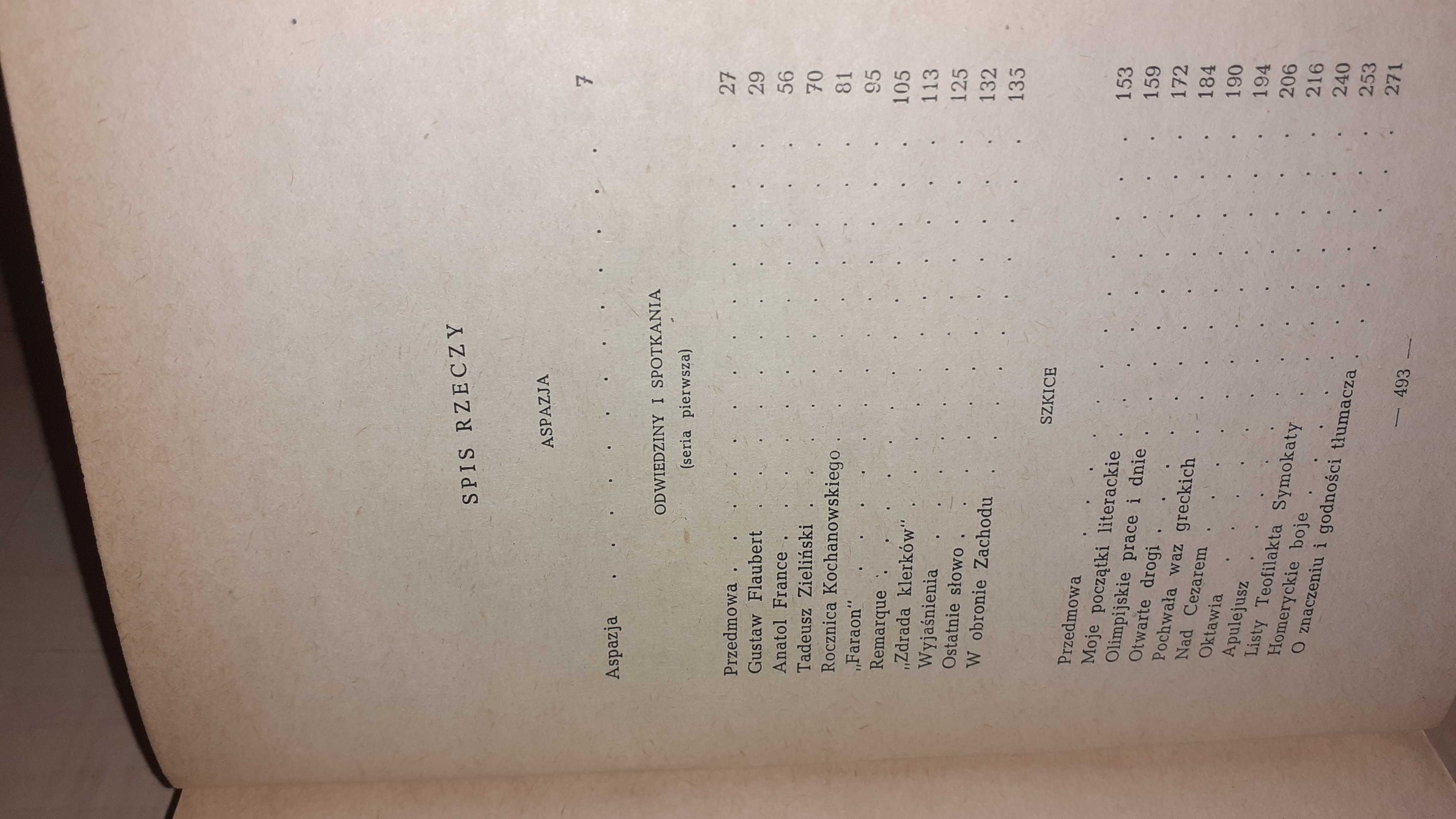 Jan Parandowski Dzieła wybrane tom III 1957 r.