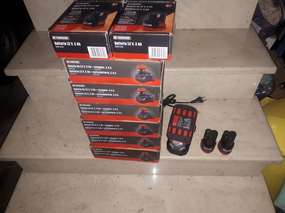 Kit bateria 12V e carregador